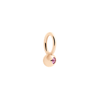 Charm Dodo Donna Bollicine in Oro rosa Zaffiro rosa 0.08 Ct DMC4001_BOLLI_ZRL9R - DMC4001_BOLLI_ZRL9R